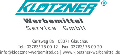 Logo - KLÖTZNER Werbemittel Service GmbH